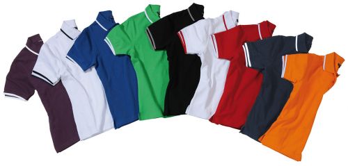 Vereins-Poloshirt mit Kontraststreifen für Damen