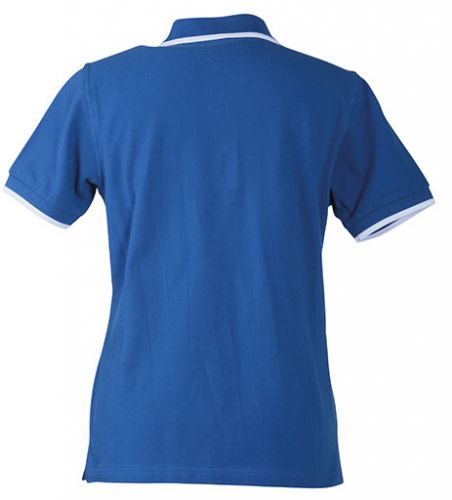 Vereins-Poloshirt mit Kontraststreifen für Damen